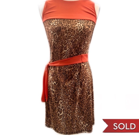 New York & Company Cheetah Dress (like new) - Picture 1 of 4